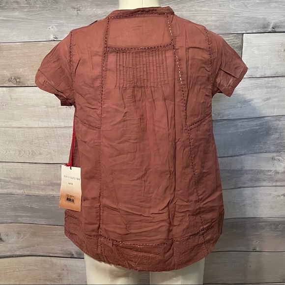 DA-NANG Kofie embroidered peasant blouse XS, NWT - Picture 2 of 9